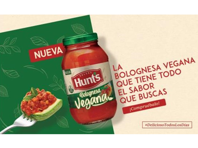 Nueva Salsa Estilo Bolognesa Vegana de Hunt's